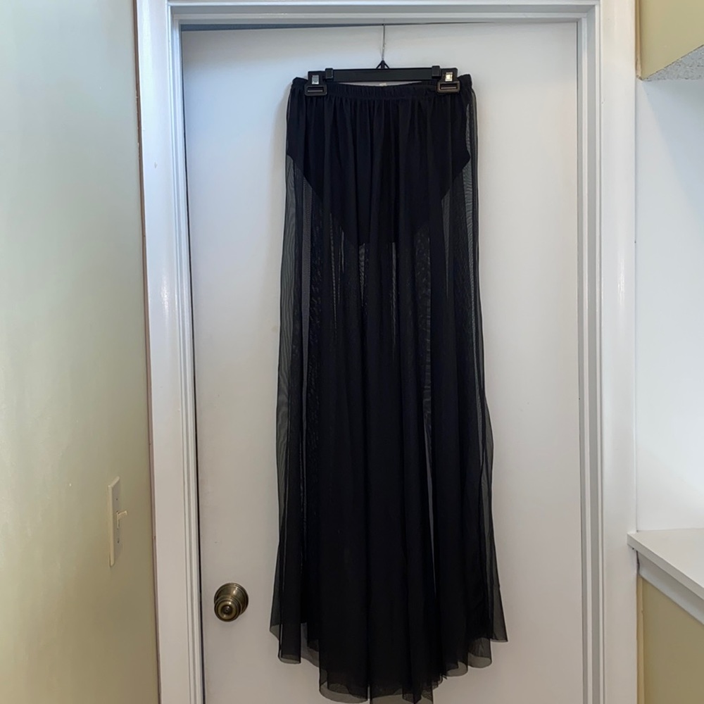 Sheer Maxi Skirt